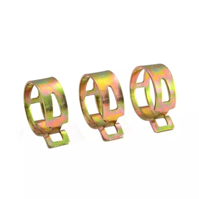 High Pressure ZINC Finish Adjustable Ring Pinch Metal Hose Clamps/Spring Clip for Heavy Duty Applications in Metric Systems