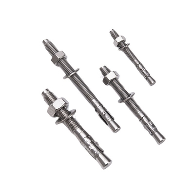 Sample 700 Capacity M12*120 Galvanized Expansion Bolts Steel Wedge Anchor Bolts with Bright Finish Uncoated