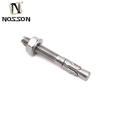 Sample 700 Capacity M12*120 Galvanized Expansion Bolts Steel Wedge Anchor Bolts with Bright Finish Uncoated