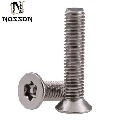 JIS Standard Tamper Proof Bolt Flat Head Security Screws Torx Pin Anti Theft Machine Screw M3 M4 M5 M6 Metric Standard
