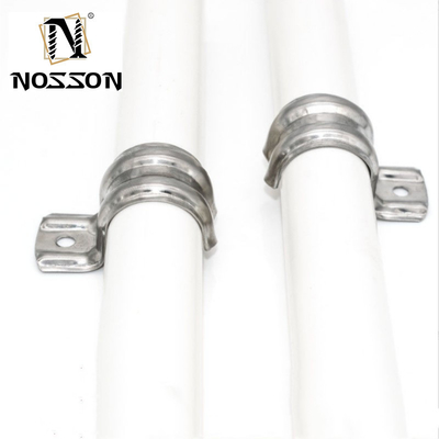 Metric Measurement System ZINC PVC Pipe Fitting Saddle Clamp Collar Clamp Split Pipe Saddle Clamp for Customized Solutions