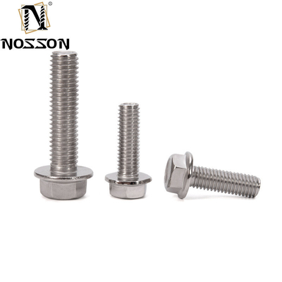 High Durability DIN6921 Stainless Steel M3-M56 Hex Washer Head Flanged Bolt and Nut Standard DIN Grade A2-70/A4-80 Grade