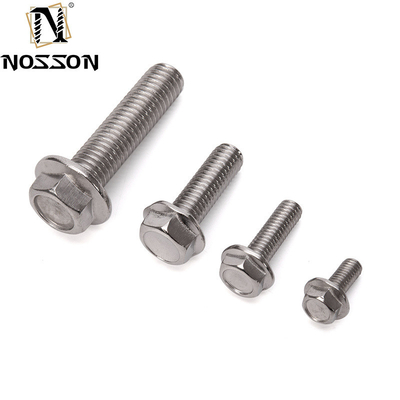 High Durability DIN6921 Stainless Steel M3-M56 Hex Washer Head Flanged Bolt and Nut Standard DIN Grade A2-70/A4-80 Grade