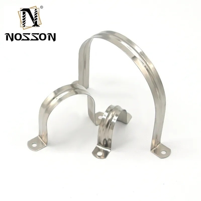 ZINC Finish U Type Stainless Steel Metal Hose Saddle Pipe Clamp for Heavy Duty Bolts and Customer Satisfaction