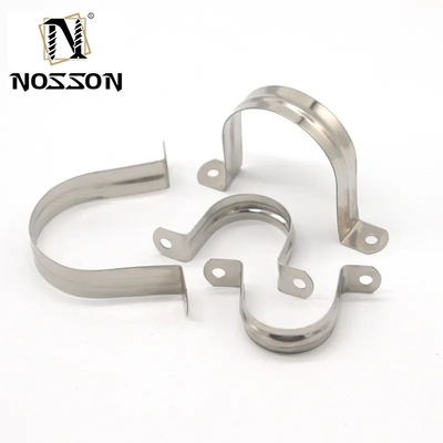 ZINC Finish U Type Stainless Steel Metal Hose Saddle Pipe Clamp for Heavy Duty Bolts and Customer Satisfaction
