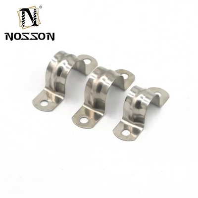 ZINC Finish U Type Stainless Steel Metal Hose Saddle Pipe Clamp for Heavy Duty Bolts and Customer Satisfaction