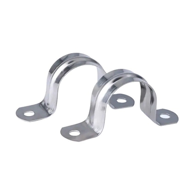 Mining U Type Galvanized Stainless Steel Metal Hose Clamp Saddle Pipe Clamp with Metric Measurement System and ZINC Finish