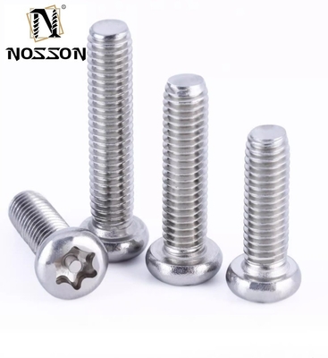 ANSI Standard Stainless Steel Torx Button Head Socket Security Screw for Various Industries Measurement system INCH M1.6