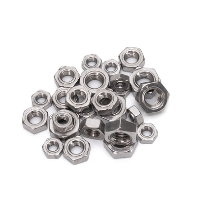 Customized Imperial Inch Zinc Plated Hex Bolt and Nuts for Heavy Industry Application Flat Hex Hexagon Thin Nut Jam Nut