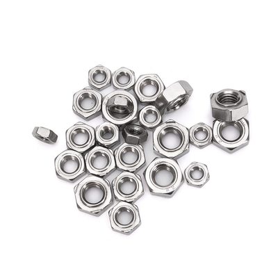Customized Imperial Inch Zinc Plated Hex Bolt and Nuts for Heavy Industry Application Flat Hex Hexagon Thin Nut Jam Nut