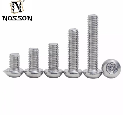 ANSI Standard Stainless Steel Torx Button Head Socket Security Screw for Various Industries Measurement system INCH M1.6