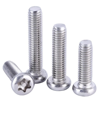 Metric T30 Stainless Steel Anti-Theft Machine Thread Security Screw with INCH Measurement System and Tamper-Proof Design