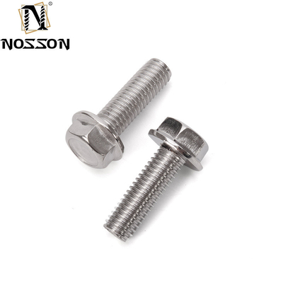 Top-Notch Carriage Bolts for Heavy-Duty Applications DIN Standard Hex Flange Head Serrated Screws A2-70/A4-80/304/316