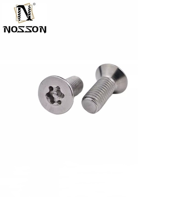 Metric T30 Stainless Steel Anti-Theft Machine Thread Security Screw with INCH Measurement System and Tamper-Proof Design