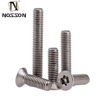 Stainless Steel Pan Head Torx Pin Anti-Theft Round Head Custom Security Screws in Metric Measurement System DIN Standard