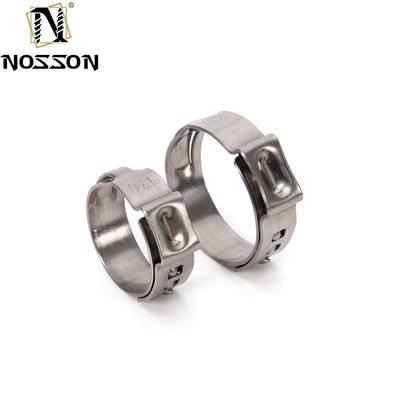 Heavy Duty Clamp Metric Measurement System Customized Support Thin Thickness Single Ear Hose Clamp for Pex Pipe