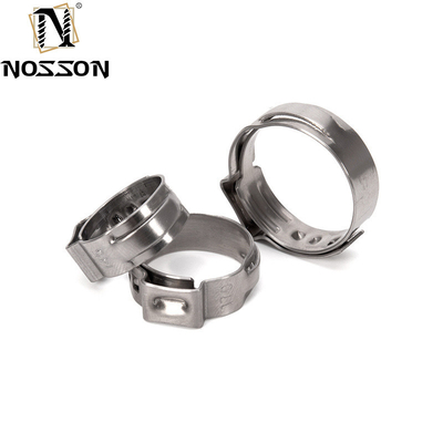 Heavy Duty Clamp Metric Measurement System Customized Support Thin Thickness Single Ear Hose Clamp for Pex Pipe