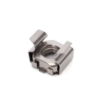 Galvanized Square Lock Nut M4 M6 M8 DIN Standard Customized Clip Nut Stainless Steel Cage Nuts with Black Oxide Finish