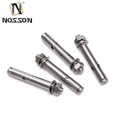 Metric Stainless Steel Hex Nut Sleeve Round Hole Body Flat Washer and Spring Washer Anchor Bolt Finish Longer Life TiCN Capacity 700