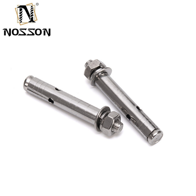 Metric Stainless Steel Hex Nut Sleeve Round Hole Body Flat Washer and Spring Washer Anchor Bolt Finish Longer Life TiCN Capacity 700