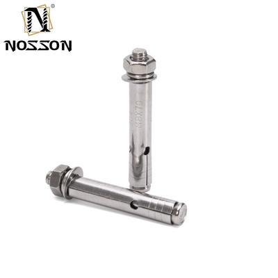 Metric Stainless Steel Hex Nut Sleeve Round Hole Body Flat Washer and Spring Washer Anchor Bolt Finish Longer Life TiCN Capacity 700