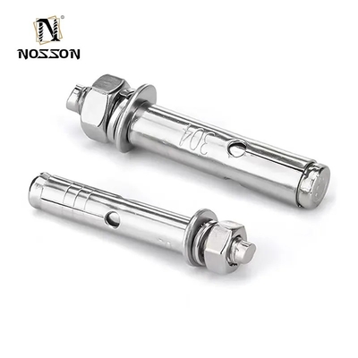 Metric Stainless Steel Hex Nut Sleeve Round Hole Body Flat Washer and Spring Washer Anchor Bolt Finish Longer Life TiCN Capacity 700