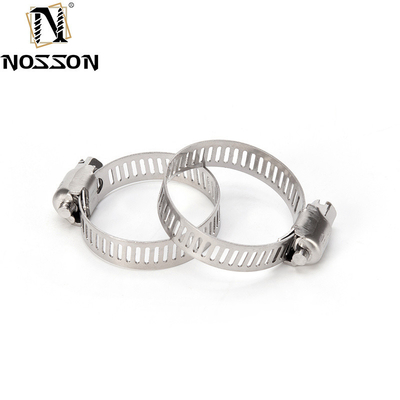 Customized Support ODM Stainless Steel Universal Worm Drive Clamp 16-300mm for Pipes and Hoses GB Standard