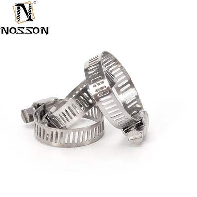 Alloy Steel Material and Carbon Steel in 16-300mm Germany Type Hose Clamp with Customized Support
