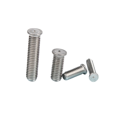 Silver Stainless Steel One Point Stud Weld Bolt DIN34817 with ZINC Finish Resistant to Extreme Conditions and Polishing