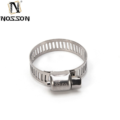 Standard Metric Measurement Heavy Duty Pipe Fitting Type Clamp with Stainless Steel Material and Hot Hose Clip Worm Clamp