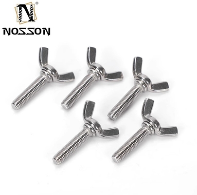 304 Stainless Steel Wing Butterfly Bolt Screw M3 M4 M5 M6 DIN316 with ISO9001 Certification and Custom Colors