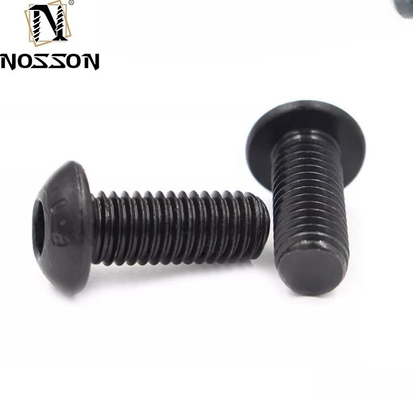 Black Finish Design Beall Carbon Steel M3 M4 M12 Allen Key Mushroom Head Bolt Hex Socket Button Head Screws for Industrial