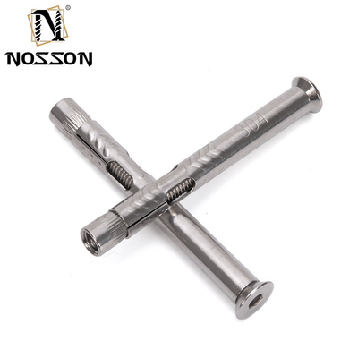 Silver Steel Galvanized Iron Sleeve Anchor Countersunk Head Bolt with Nut 4.8 8.8 10.9 12.9 Grade System of Measurement INCH