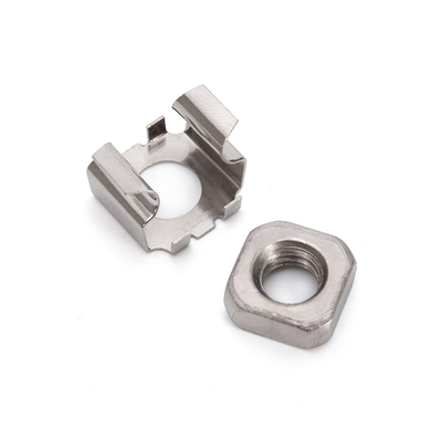 JIS Standard Mining Stainless Steel 304 Square Cage Nuts M4-M12 with Metric Measurement System and Blue Phosphate Finish
