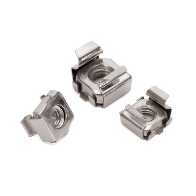 JIS Standard Mining Stainless Steel 304 Square Cage Nuts M4-M12 with Metric Measurement System and Blue Phosphate Finish