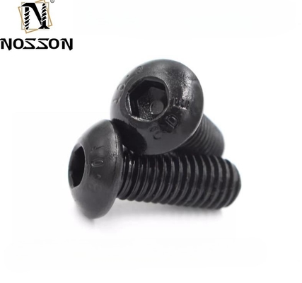 Structural Applications Black Finish Alloy Steel Button Head Hex Drive Screws 12.9 with Pan Head Design