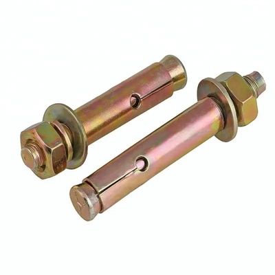 Yellow Zinc Plated Iron Expansion Anchor Bolts Gr 4.8 8.8 10.9 12.9 Standard ISO GB 22795 Blue Capacity Ask us for more