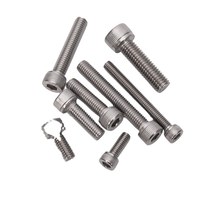 DIN Standard M3 M4 M5 M6 M8 304 Stainless Steel Hexagon Socket Bolt and Screw for Motorcycle Measurement System in Metric