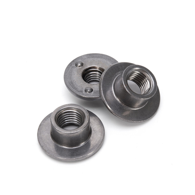 304 Stainless Steel M3 M4 M5 M6 M8 M10 Din 546 Round Nuts With Hole in Metric Measurement System and Nickel Plated Finish