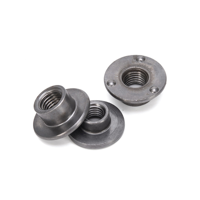 304 Stainless Steel M3 M4 M5 M6 M8 M10 Din 546 Round Nuts With Hole in Metric Measurement System and Nickel Plated Finish
