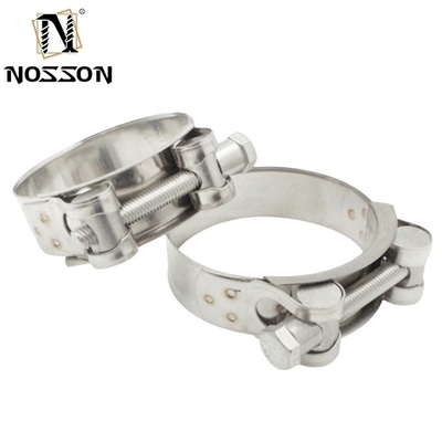 ODM Heavy Duty Clamp Manufacture Exhaust Hollow T Bolt European Clamp Carbon Steel Pipe Clamps Metric Measurement System