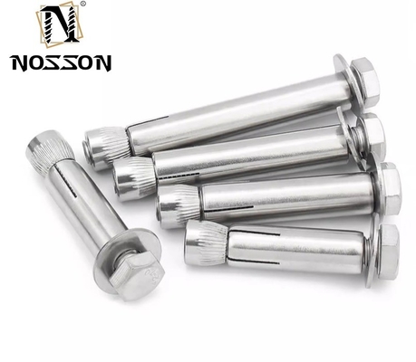 Carbon Steel Expansion Anchor Bolts Grade 4.8 8.8 10.9 12.9 with Colorful Paint Coat GB 22795 Finish Longer Life TiCN