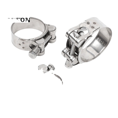 Metric Measurement System Heavy Duty Stainless Steel Collar Pipe Clamps with DIN Standard and Corrosion Resistance