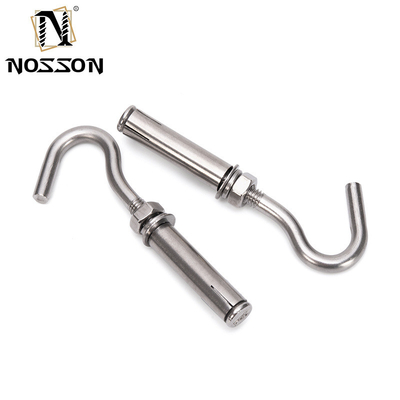 Black Finish M8 M18 Stainless Steel SS304 SS316 A2 A4 J Type Anchor Bolt for Industrial and Construction Applications