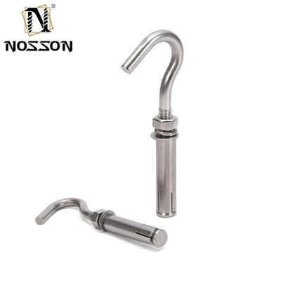 Black Finish M8 M18 Stainless Steel SS304 SS316 A2 A4 J Type Anchor Bolt for Industrial and Construction Applications