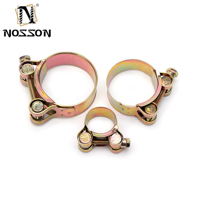 ODM Supported Galvanized Finish Stainless Steel W1 Heavy Duty Metal Hose Clamp for Hydraulic Applications