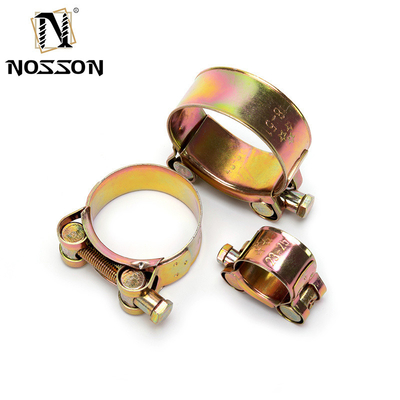 ODM Supported Galvanized Finish Stainless Steel W1 Heavy Duty Metal Hose Clamp for Hydraulic Applications