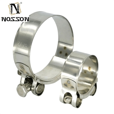 Industrial Grade JIS Standard Solid Robust Heavy Duty Hose Clamp with Zinc Coating