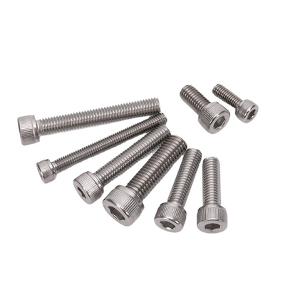 Chrome Plated Finish Flat Head A2 A4 304 316 Din 912 Allen Bolt M2 M2.5 M3 M4 M5 M6 M7 M8 M10 Hex Socket Head Cap Screw
