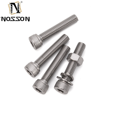 Chrome Plated Finish Flat Head A2 A4 304 316 Din 912 Allen Bolt M2 M2.5 M3 M4 M5 M6 M7 M8 M10 Hex Socket Head Cap Screw